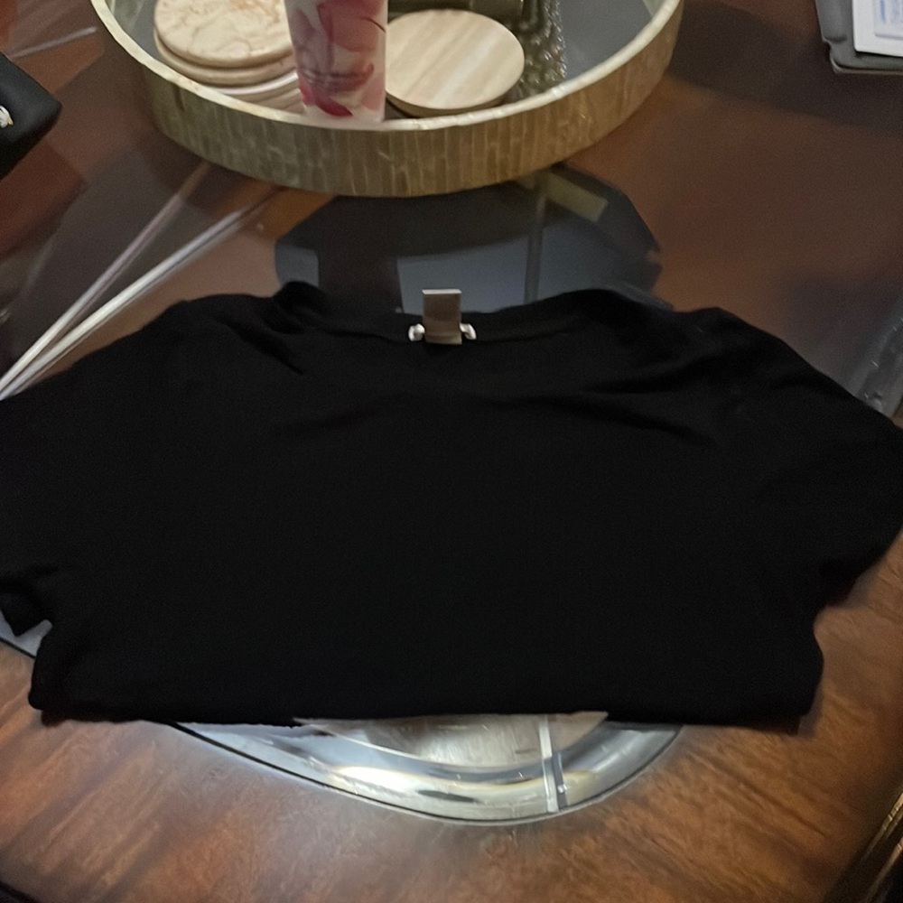 Black casual top